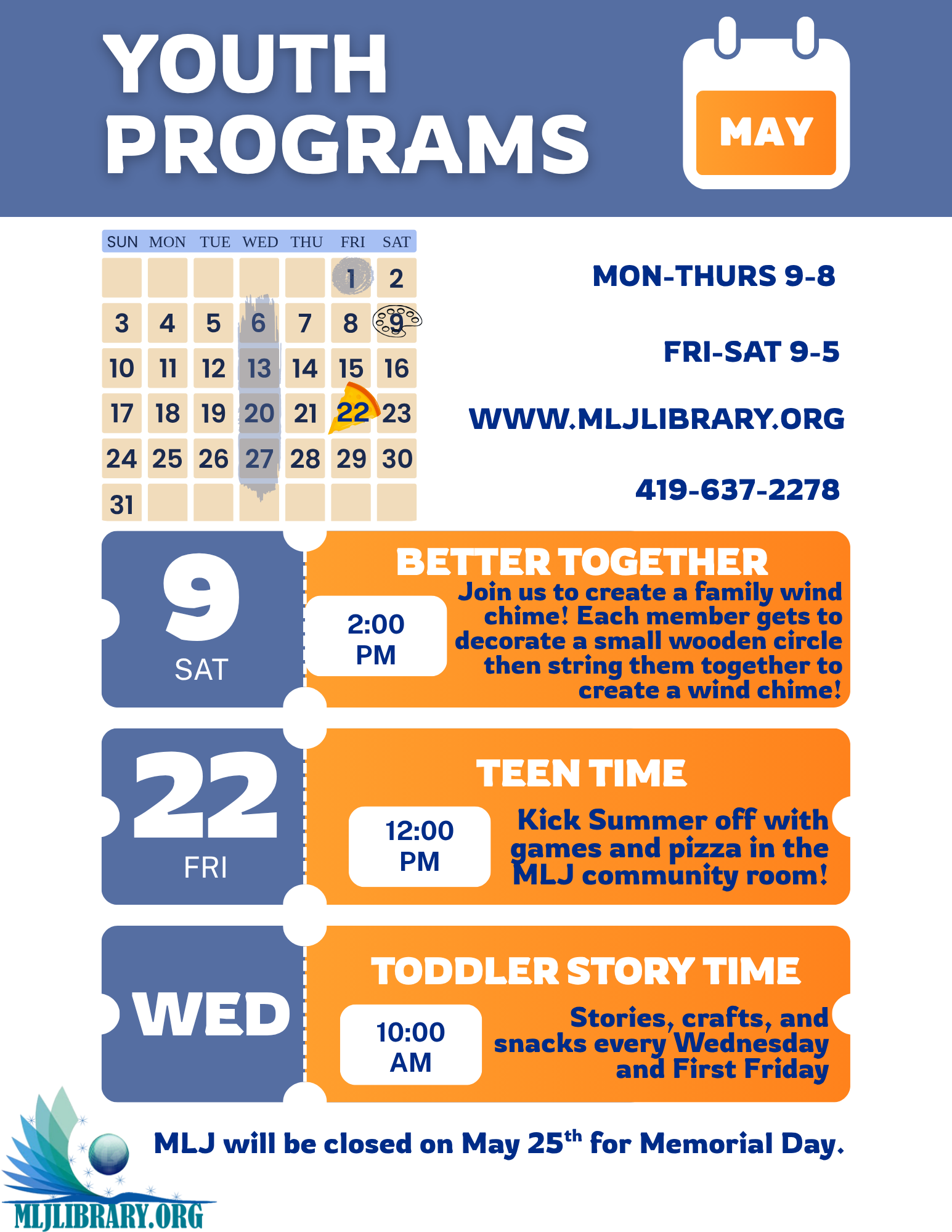 May Youth Programs 2026