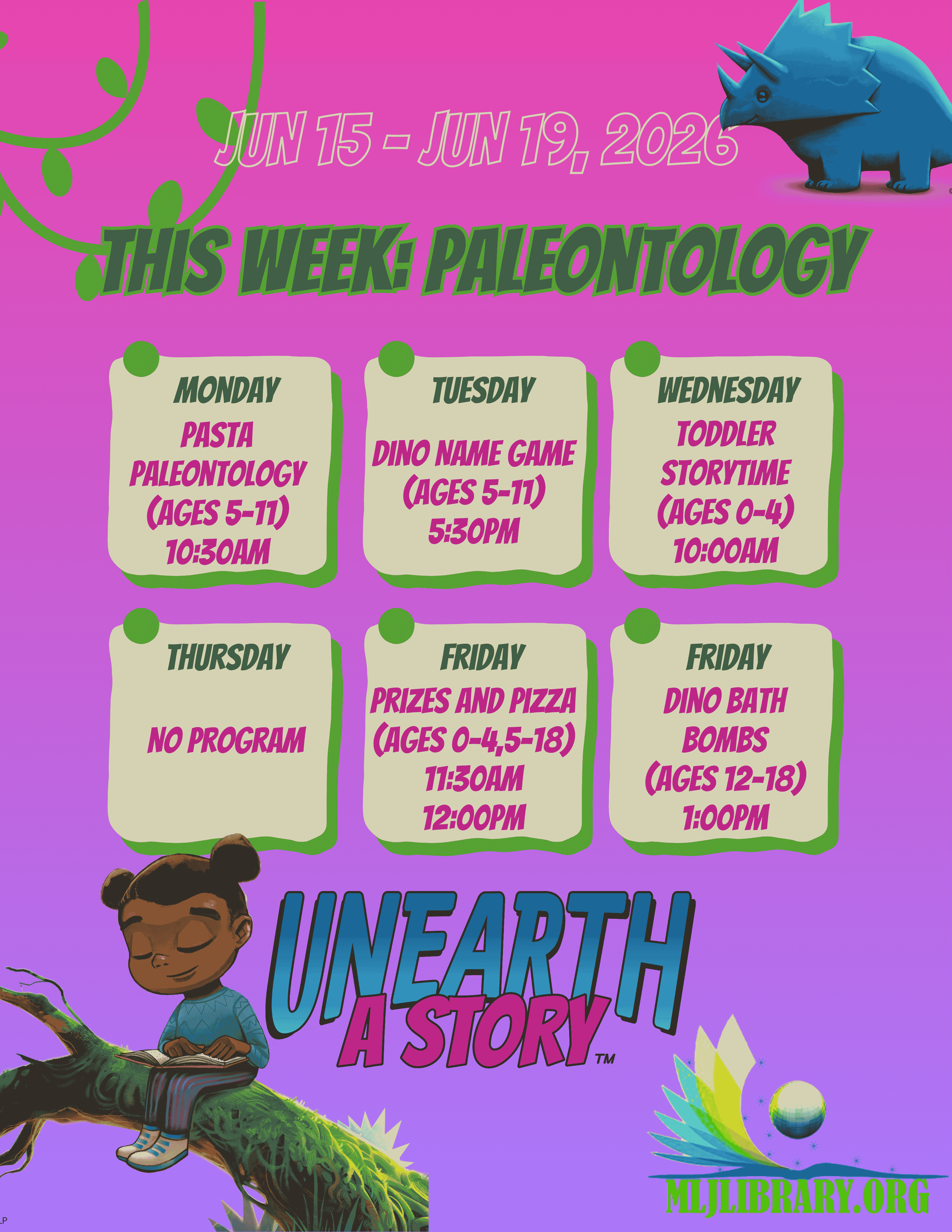 listing of week three's events