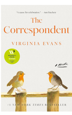book cover with 2 birds on a wooden fence