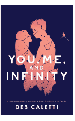 silhouette of young couple with constellations imbedded in image